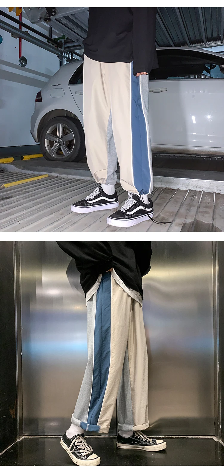 Waliicorners harem joggers men striped sports pants for men casual man sweatpants 16 H8e28e51f5ee04b3e9a8f1e2be5d2c1e9r