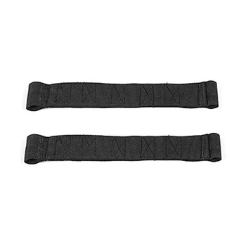 

1 Pair of 1000 LB Heavy Powerful Adjustable Door Limit Stop Belt for Jeep Wrangler TJ JK JL (Black)