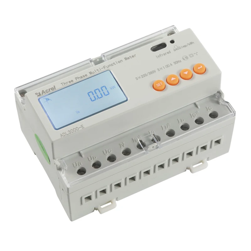 

Acrel ADL3000-E/2CF The Second Route RS485 Modbus RTU Multi Tariff Energies Din Rail Energy Meter