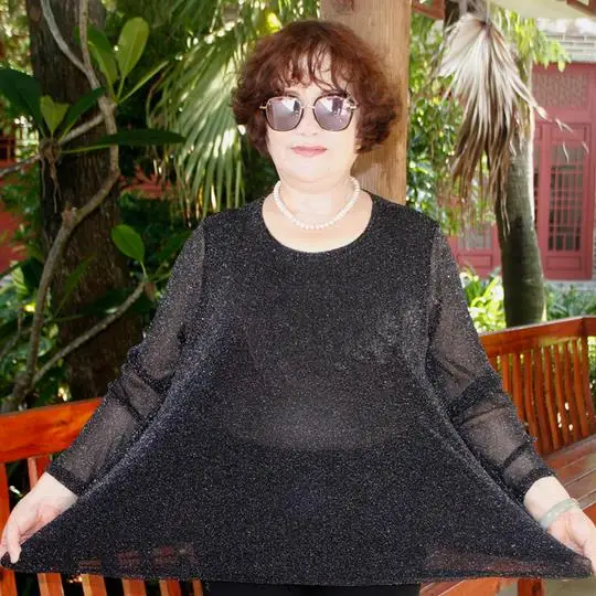 Размера плюс 7xl женские топ Mujer сорочка Femme рубашка блузки женские Топы и блузки Лето DJ642