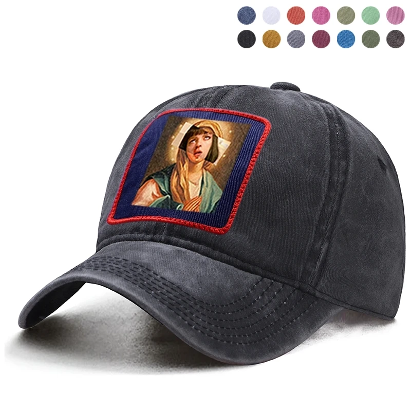 Virgin mary trucker hat Clearance