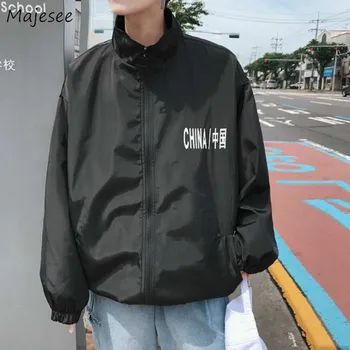 

Jacket Men Plus Size Black Coat Turn-down Collar Mens Jackets and Coats Stylish Streetwear Loose All Match Hip Hop Clothes Chic