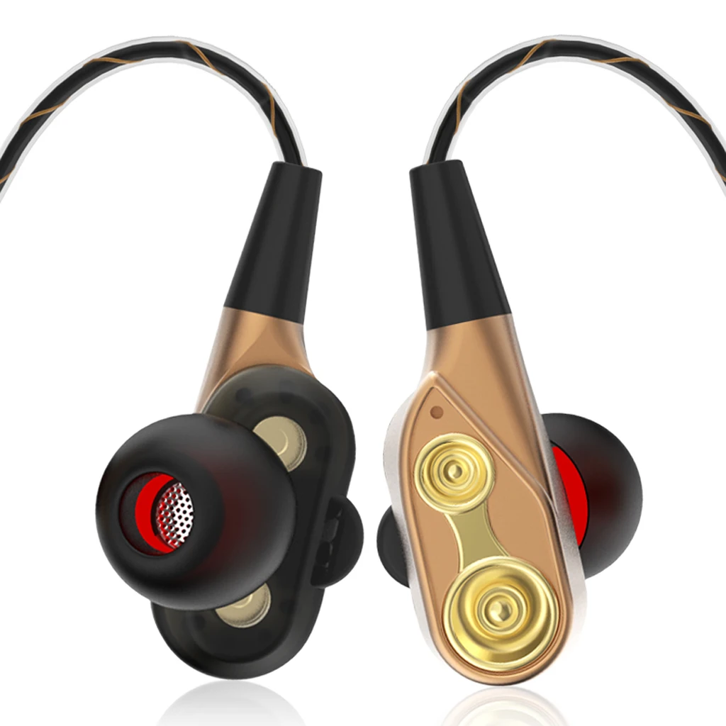 3.5mm AUX Jack Earphones Bass in-Ear Earbuds Headphones with Microphone and Volume Control Headset for Cellphone Tablet PC