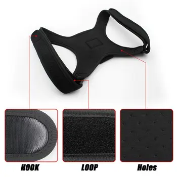 

Portable Elastic Durable Power Bank Backpack Strap Breathable Black Comfortable VR Magic Sticker for Oculus Quest Accessories