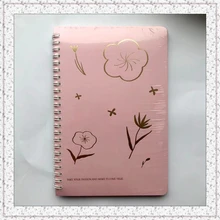 

Sakura Pink Light Coil Notebook A5 Portable DIY Diary Planner Sketchbook 80 Sheets Creative School Office Supplies