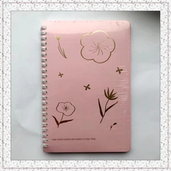 Sakura – carnet de croquis à bobine de lumière rose A5, carnet de croquis, planificateur agenda Portable, fournitures scolaires et de bureau créatives, 80 feuilles 
