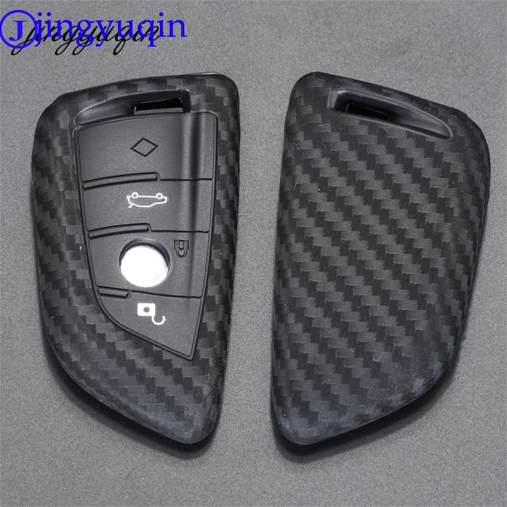 Чехол для ключей jingyuqin силиконовый Fibler BMW X1 X3 X4 X5 X6 F15 F16 F48 G30 G38 525 540 740 1 2 5 7 Series 218i