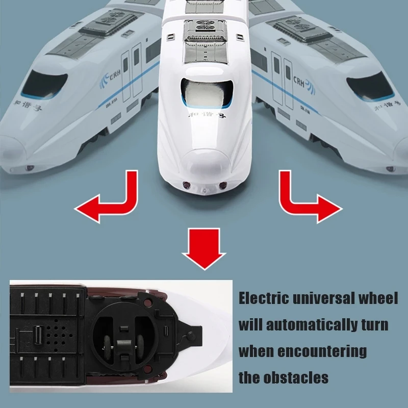 Self Driving Sound Light Electronic Bullet Toy Trains - FunToyLab