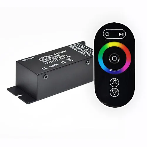 

SZ100 RF Wireless RF Touch Remote Control RGB Controller 12-24V Light Belt Light Bar Dimmer