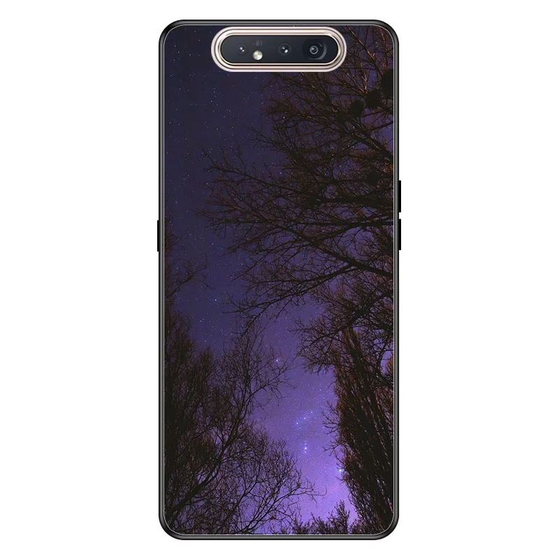A011 Geruide 6,7 дюймов чехол для samsung A80 чехол, закаленное стекло чехол cubierta para Для samsung Galaxy A80 A 80 A805F A90 чехол - Цвет: A011