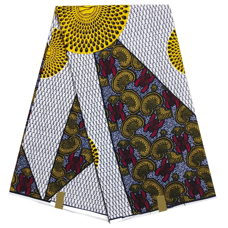 Анкара настоящий лучший мягкий воск хлопок африканская восковая ткань 6 ярдов/партия голландский воск нигерийский стиль для женщин шитье