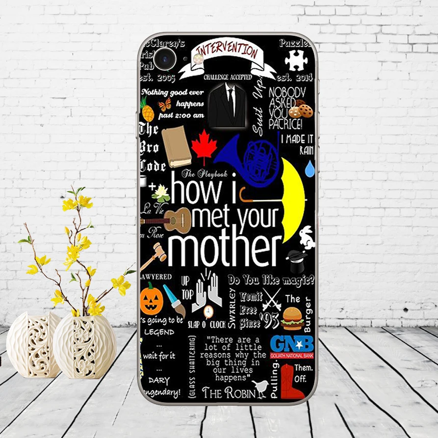 121DD how i met your mother himym quotes Мягкий силиконовый чехол для iPhone 5 5S SE 6 6s 8 plus 7 7 Plus X XS SR MAX чехол
