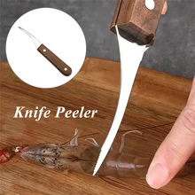 

Practical Fish Cleaning Lobster Wooden Handle Shrimp Intestines Cutting Shrimp Line Knife Kitchen Accessories Cooking