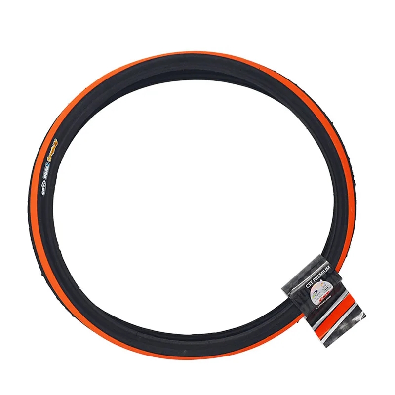 CST Speedway проволока 2" x 1 1/8" велосипедные шины 60TPI 451 с зацепленным ободом 6.8Bar/100PSI для Minivelo BMX Запчасти для складных велосипедов - Цвет: black orange