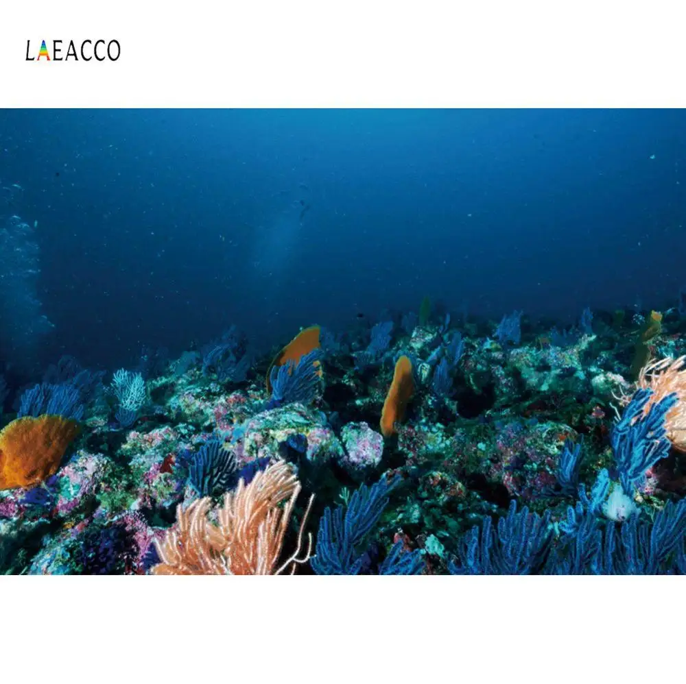 Фоны Laeacco для фотосъемки с изображением морских пейзажей под водой | Электроника