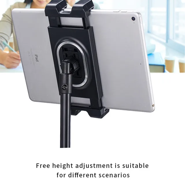 Trípode de suelo para tableta, soporte universal de 4,7 a 15 pulgadas para  teléfono y tableta, para iPad Air Pro, Xiaomi, Lenovo y Huawei - AliExpress