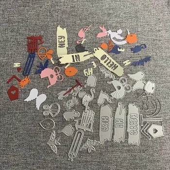

2019 New Arrival Small Animals Metal Cutting Dies Stencils for DIY Scrapbooking/photo Album Decorative Embossing DIY Paper
