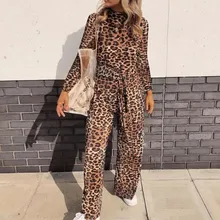 Leopard Women Jumpsuits Fashion Loose Sexy Long Sleeve Wide leg Rompers Clubwear Overalls Monos de Fiesta 2020 Drop Shipping E Leopard Women Jumpsuits Fashion Loose Sexy Long Sleeve Wide leg Rompers Clubwear Overalls Monos de Fiesta 2020 Drop Shipping E