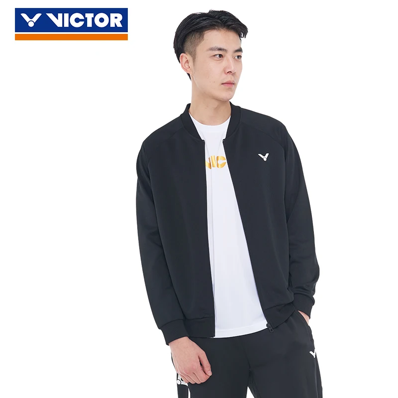 VICTOR Новое поступление одежда для бадминтона трикотажное спортивное пальто куртка с длинными рукавами Повседневное спортивное пальто J-95603