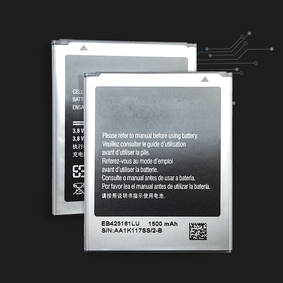 Батарея EB425161LU для samsung SM-J105H J1MINI S7562 S7572 S7580 I739 i759 I669 I8160 J1 мини GALAXY Ace 2 1500 мАч