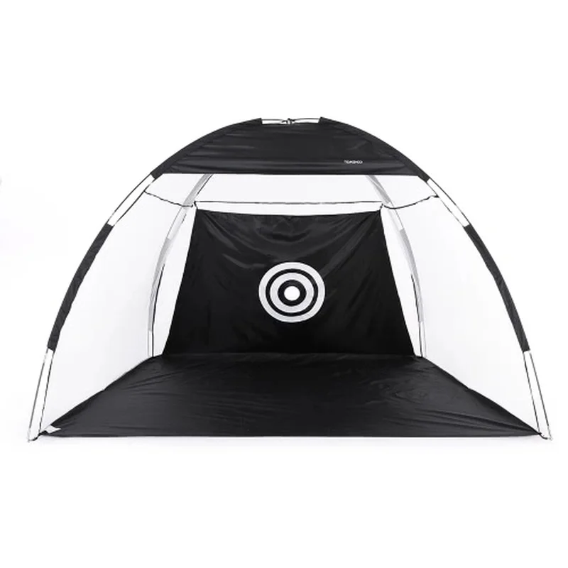 

15% 10' Golf Practice Hit Net Hitting Cage Training Tent with Carry Bag