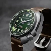 San Martin Upgraded Version Turtle Diver Watch 20 Bar Stainless Steel Men Automatic Mechanical Sapphire Horween Leather Luminous ► Photo 3/6