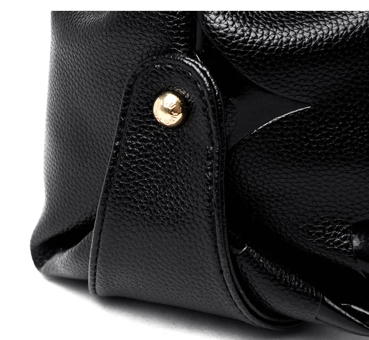 Новая модная женская сумка-мессенджер на плечо, женские сумки из натуральной кожи, Дамский кошелек, черный, красный, фиолетовый, сумка-тоут для женщин