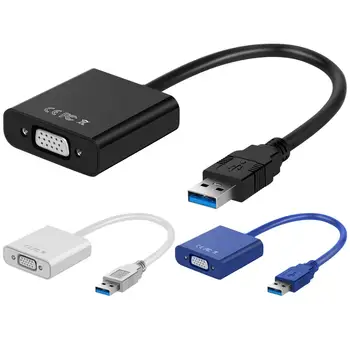 

3.0USB to VGA External Graphic Card Video Converter Adapter for Win7/8/10 LN