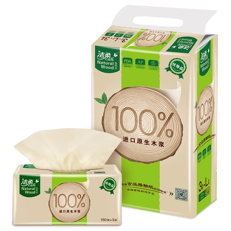 

Soft Paper Napkin 150 Sheet 3 PLY Pack Of 3 Kitchen Travel Packs Pumping Work Napkin Paper Serviette (450 Tissues In Total)