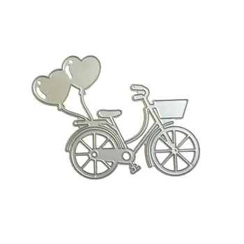 

Metal Cutting Dies Bicycle Balloon Stencil Scrapbooking DIY Album Stamp Emboss