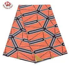 Новая полиэфирная восковая ткань Анкара новая bintarealwax Высококачественная 6 ярдов африканская ткань для вечерние платья FP6214