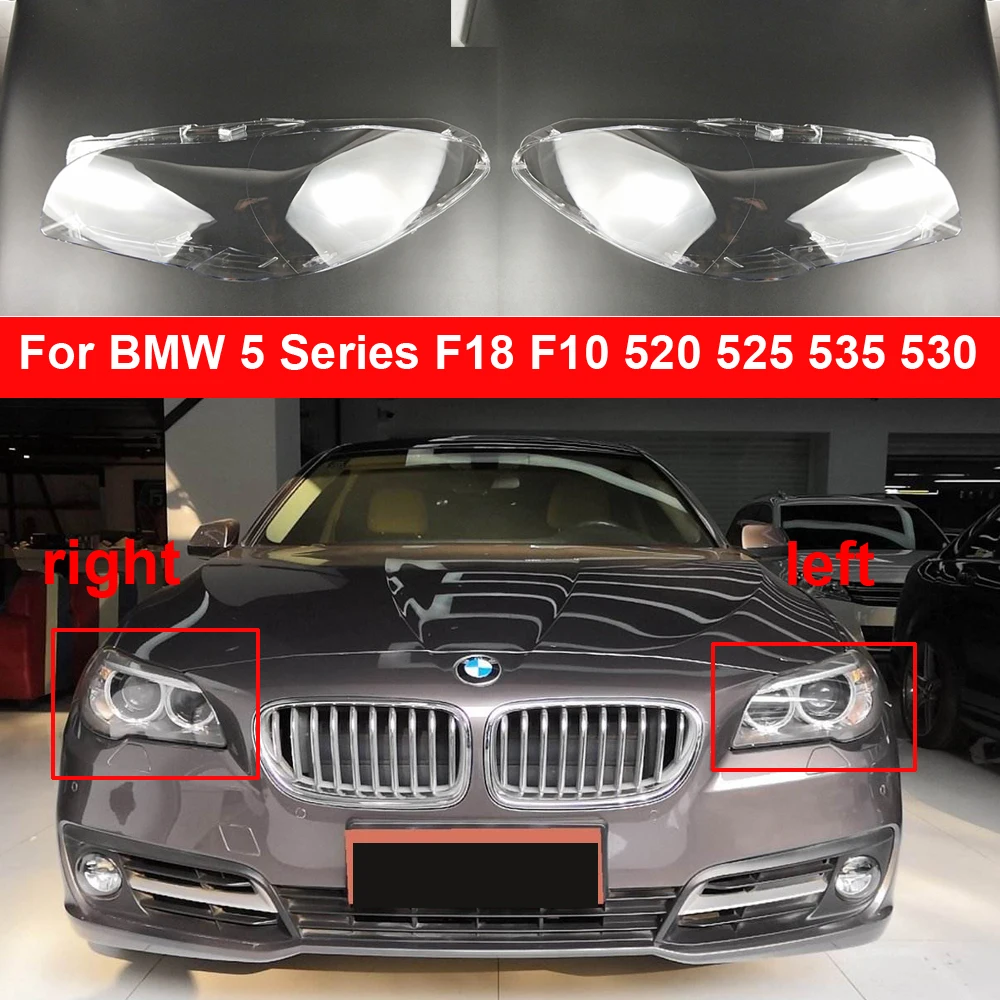 Scheinwerfer Augenbraue Abdeckung Schwarz Auge Deckel Dekoration Trim  Ersatz für BMW 5 Series F10 2010 ‑ 2013 - AliExpress