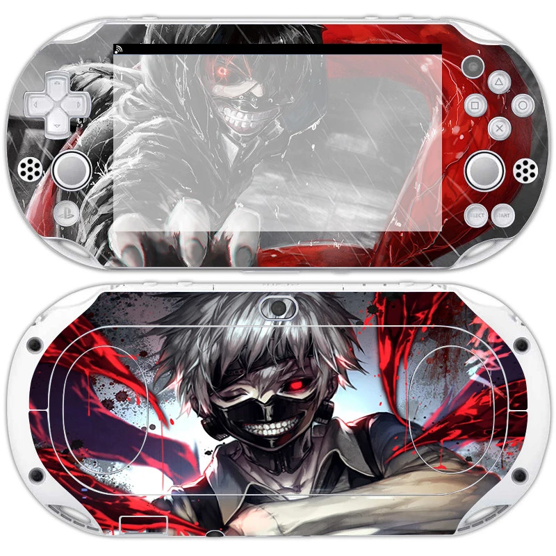Ps Vita Psv 00用アニメ東京喰種トーキョーグールステッカー ビデオゲームスキン プレイステーションpsv00用ビニールステッカー ステッカー Aliexpress