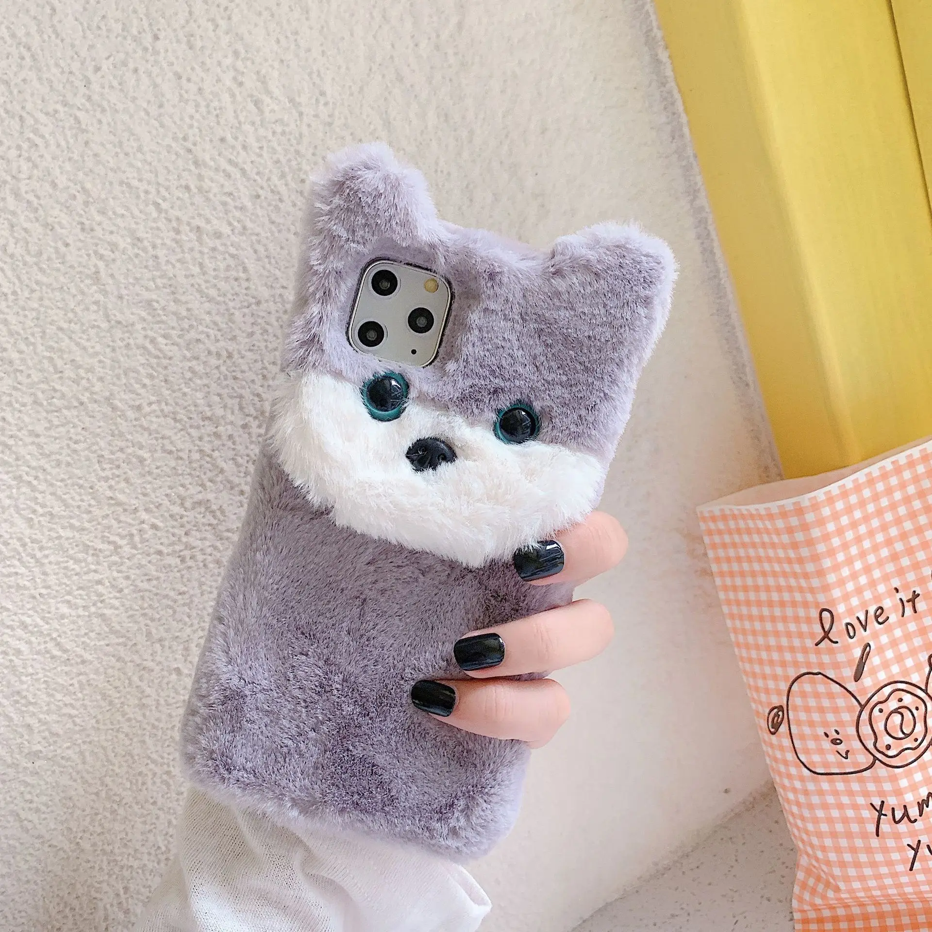 Супер милый чехол Koala для iPhone 11 11Pro 11pro Max плюшевый телефона X XR XS 8 меховой пушистый