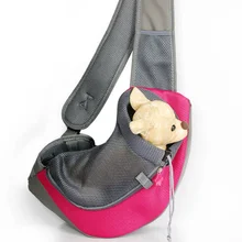 Рюкзак-переноска для собак, сумка на плечо, сетчатый слинг