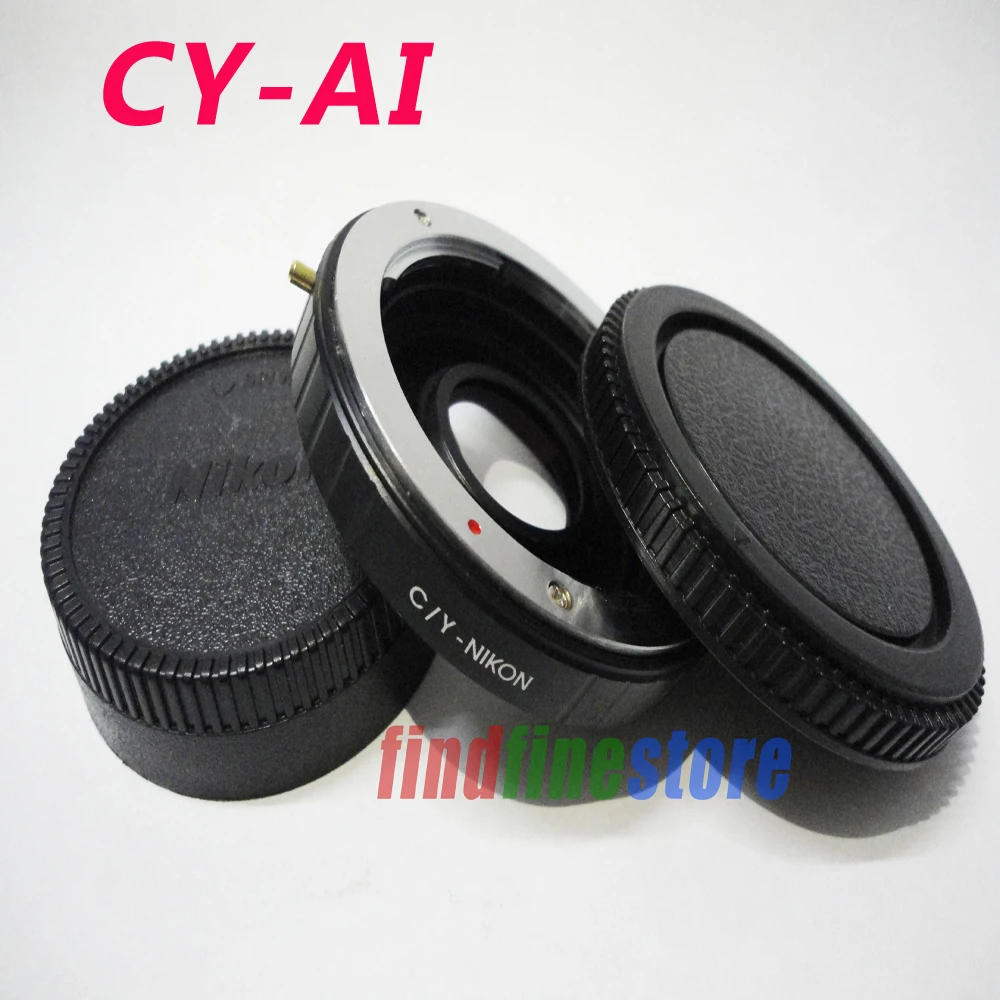 Adattatore Per Obiettivo Contax Yashica CY C/Y A Nikon F AI Con - Foto 7