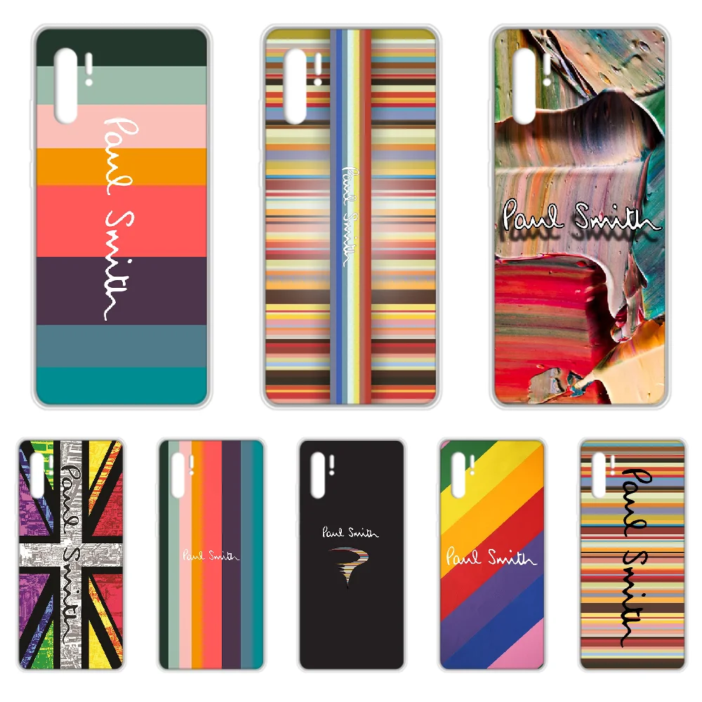 

PS Paul luxury Brand make cards Phone Case cover For HUAWEI p 8 9 10 20 30 40 P pro Smart 2017 2019 Z lite transparent coque