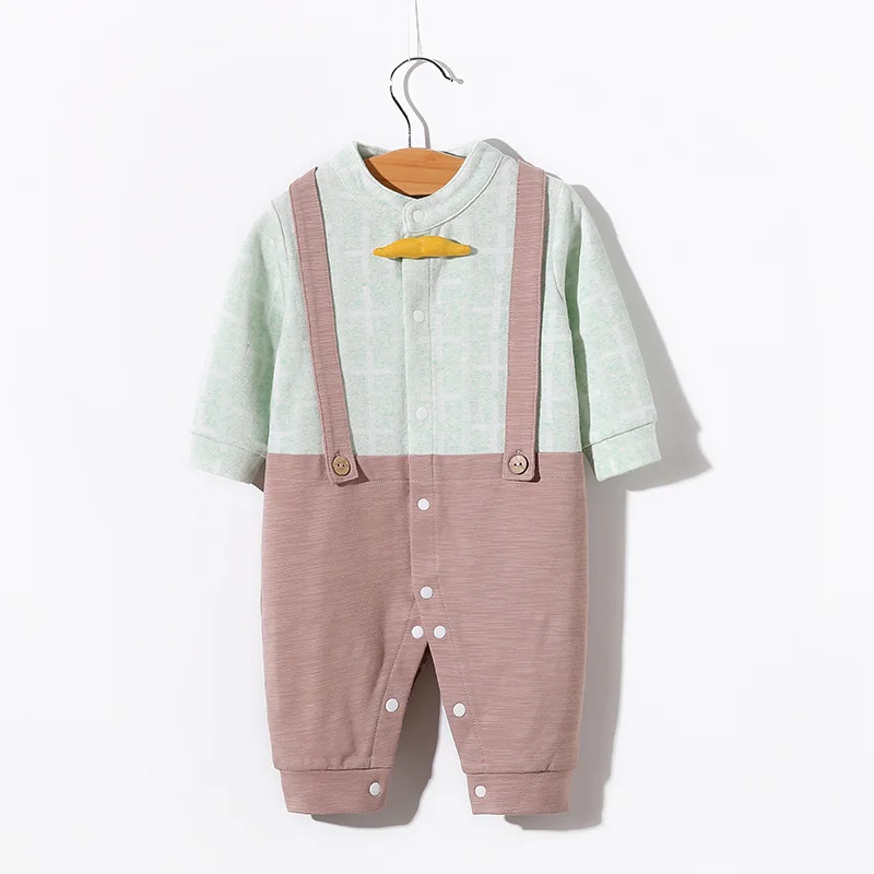 

Newborn Bebes clothes baby christmas Rompers cute Sling Long climbing suit baby costume toddler christmas bows Single-breasted