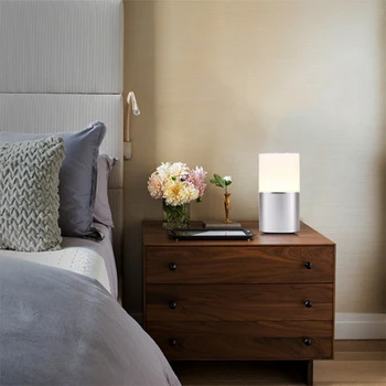 

Night Light Bluetooth Speaker, Portable Wireless Bluetooth Speaker, 7 Color LED Themed Bedside Table Light/Smart Press Control C
