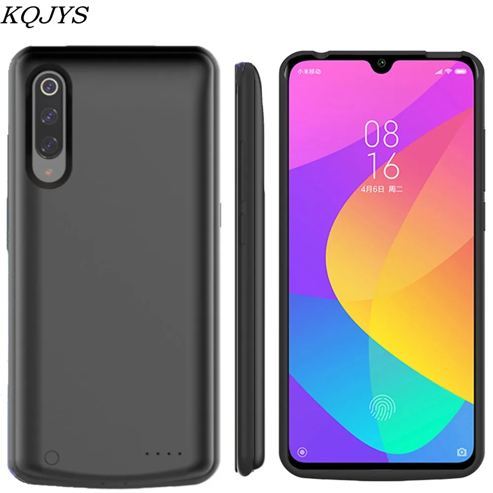 KQJYS 6500 мАч для Xiaomi Mi 9 SE Чехлы зарядки аккумуляторов портативный внешний