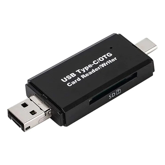 Устройство для чтения карт памяти с 3 в 1 usb type C/Micro USB адаптер OTG функция Plug and Play QJY99