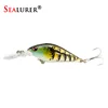 SEALURER New Minnow  Fishing Lure 80mm 8.6g Floating Crankbait Artificial Hard Bait peche Bass Pike Wobbler Long Tongue Minnow ► Photo 2/6