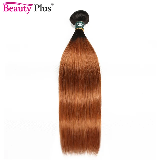 1 Bundle Deal Ombre Brazilian Straight Human Hair Weave Pre Colored 1B 99J Blue Green Purple Orange 30 Blonde Red 27 Hair Bundle 1B 30