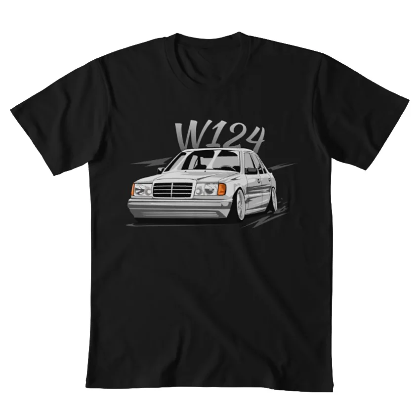 W124 низкая стильная футболка w124 w 124 w124 подарок w124 энтузиаст w124 тюнинг w124 любовник mercedes w124 mercedes w 124 mercedes