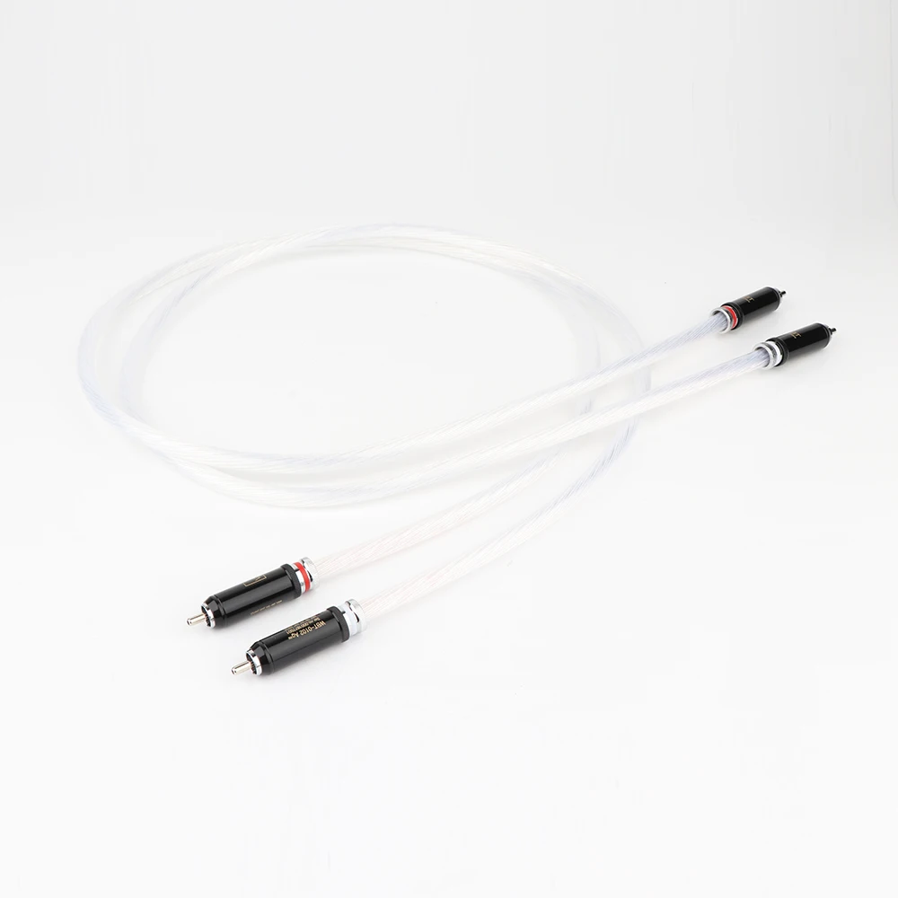 Yter Pair 5N OCC медный посеребренный аналоговый кабель RCA HIFI аудиокабель для
