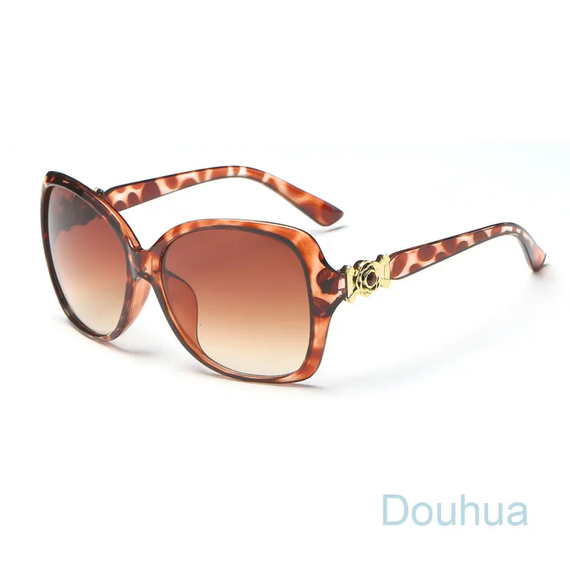 Круглые ретро солнцезащитные очки дизайнерский бренд женские очки тренды продукты взрослые очки выпускные очки - Цвет линз: Douhua