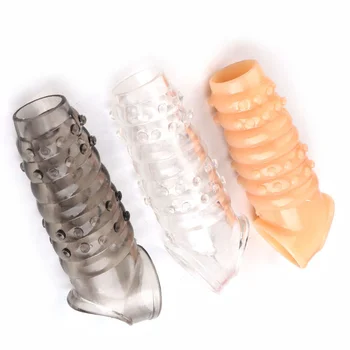 Sex Toys Penis Extender Cock Rings Male Chastity Cage Ball Stretcher Delay Ejaculation Cockring Sexules Toys Couple Rings 2