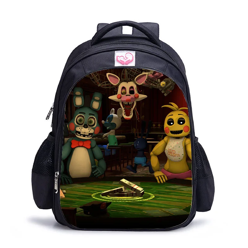 small9 LUOBIWANG От 3 до 6 лет дети школьные ранцы Five Nights At Freddy's» «пять ночей у Фредди» школьные рюкзаки с принтом куртка из искусственной кожи для мальчиков и девочек книжная сумка plecak - Цвет: small9
