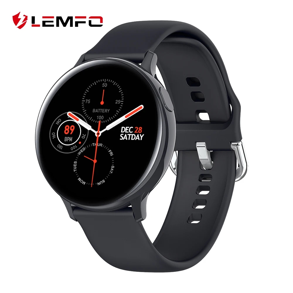 Lemfo S20 1.4 Inch Full Touch Screen Ecg Slimme Horloge Mannen IP68  Waterdichte Sport Smartwatch 7 Dagen Standby Voor Android ios  Telefoon|Smart Watches| - AliExpress