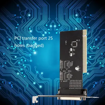 

PCI Lpt 1Port I/O 25pin Parallel LPT Card PCI Expansion Card Adapter PCI To Parallel 25pin DB25 Printer Port Controller Card